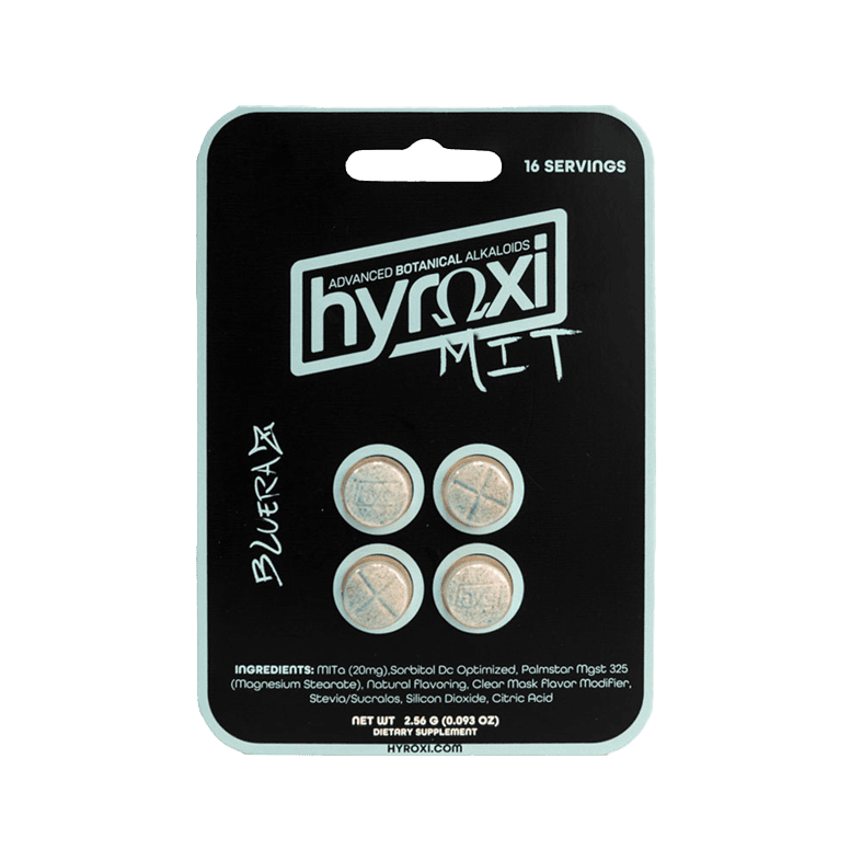 Hyroxi MIT-A Tablets Blue Raz 4-count blister